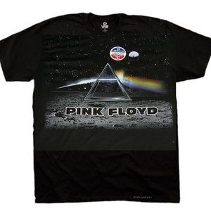 Pink Floyd Dark Side of the Moon Liquid Blue rock Official T-Shirt XL NWT